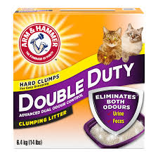 Arm and hammer double duty clumping litter is a scented cat litter product. Arm Hammer Double Duty Clumping Cat Litter