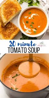 Creamy Tomato Soup In 2020 Creamy Tomato Soup Tomato Soup Recipes Soup Recipes