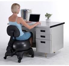 Exercise Office Ball Chair Adjustable Ergonomic Yoga Back Arms Rolling Stability Office Ball Chair Ball Chair Office Chair Workout
