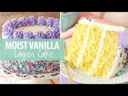 The Best Vanilla Layer Cake With Vanilla Frosting Easy Recipe Recipe Vanilla Cake Recipe Fluffy Vanilla Cake Recipe Vanilla Cake
