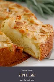 Easy Apple Cake Recipe Easy Apple Cake Easy Cake Recipes Apple Cake Recipes