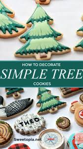 Caramel Royal Icing Recipe Video Of Decorating Camping Cookies Sweetopia Video Recipe Video Cookies Recipes Christmas Christmas Sugar Cookies Cookie Decorating