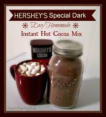 Hershey S Special Dark Homemade Hot Cocoa Mix Recipe Homemade Hot Cocoa Hot Chocolate Mix Recipe Hot Cocoa Mix Recipe