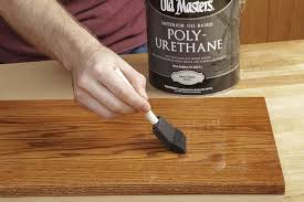 4 Steps To A Perfect Polyurethane Finish Polyurethanefinishwoodstain How To Apply Polyurethane Used Woodworking Tools Staining Wood