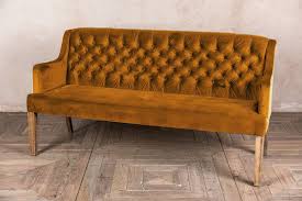 velvet dining bench upholstered