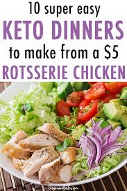 10 Easy Keto Rotisserie Chicken Recipes You Have To Make Rotisserie Chicken Recipes Healthy Cooked Chicken Recipes Cooked Chicken Recipes Leftovers