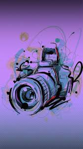 دوربین تصویر عکس Camera Drawing Art Colorful Lion