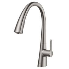 single handle pull down kitchen faucet