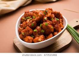Gobi Manchurian Dry Popular Street Food Of India Made Of Cauliflower Florets Selective Focus Food Gobi Manchurian Manchurian Recipe