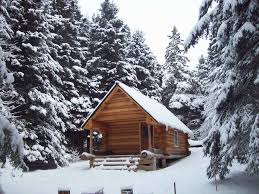 Getting Away To The Maine Woods Camp Snow Cabin Small Log Cabin Cabins And Cottages