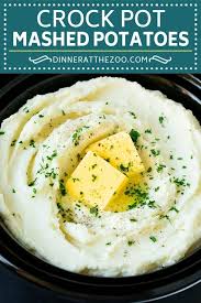Crock Pot Mashed Potatoes Recipe Slow Cooker Mashed Potatoes Potatoes Sidedish Crockpot Slowcook Crockpot Mashed Potatoes Crockpot Dishes Mashed Potatoes