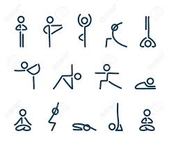 Stick Drawing Yoga Poses Yoga Stick Figures Stick Figures Yoga Drawing