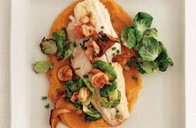 Steamed Red Snapper With Roasted Butternut Squash Puree Recipes Easy Squash Recipes Pureed Food Recipes Butternut Squash Puree Recipe