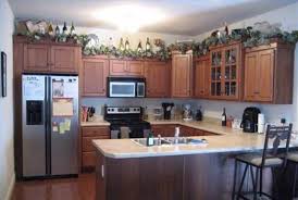 decorating above kitchen cabinets