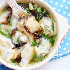 Homemade Nian Gao China Sichuan Food Vegetarian Wonton Soup Recipe Vegetarian Wonton Whole Food Recipes