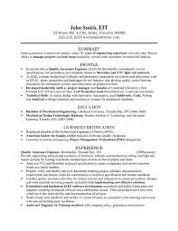 A Professional Resume Template For A Quality Assurance Engineer Want It Download It N Engineering Resume Engineering Resume Templates Sample Resume Templates