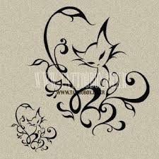 Temporary Tattoo Cat Tftdf016 260693753812 Jpg 320 320 Kattetatoveringer Skitse Tegning
