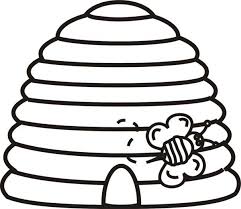 Want to discover art related to beehive? A Bee Going Outside From Beehive Coloring Page Netart