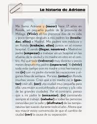 Relato En Pasado Aprender Espanol Educacion Espanol Ejercicios De Espanol