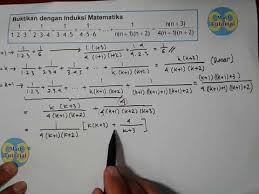 Cara Pembuktian Rumus Deret Dengan Induksi Matematika 3 Youtube