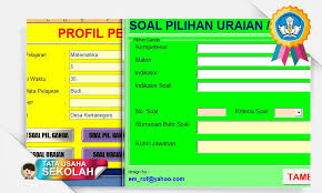 Aplikasi Pembuat Soal Pilihan Ganda Uraian Dilengkapi Kartu Soal Paling Praktis Digunakan Microsoft Office Word Microsoft Excel Office Word
