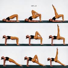 Challenge Yourself If You Are Already Feeling Stable In Bridge Pose Try These Progressions Star Intermediate Yoga Poses Yoga Challenge Poses Iyengar Yoga