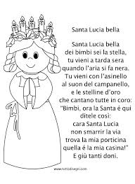 Filastrocca Santa Lucia 4 Santa Lucia Preghiera Per Bambini Filastrocche