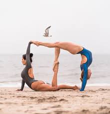 Hatha Yoga Poses For Travel Twists Couples Yoga Yoga Challenge Poses Yoga Poses Advanced