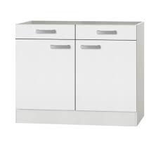 Weißer bad unterschrank klaudios mit schublade & klappe hochglanz 70cm breit 30cm tief ohne versandkosten online bestellen. Kuchen Unterschrank Barcelona Ohne Arbeitsplatte 2 Turig 100 Cm Breit Weiss Moebel Guenstig De