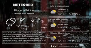 El Tiempo En Madrid Meteored Clima Pronostico Del Tiempo Calendario Lunar