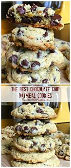 The Best Chocolate Chip Oatmeal Cookies Oatmeal Chocolate Chip Cookie Recipe Oatmeal Chocolate Chip Cookies Cookies Recipes Chocolate Chip