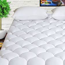 Harny Mattress Pad Cover Queen Size Summer Cooling Breathable Mattress Topper 400tc Cotton Top Quilted Pillowtop With 8 21 Deep Pocket All4hiking Com Cooling Mattress Pad Mattress Pad Cover Best Mattress