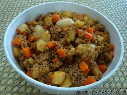 Giniling Picadillo 1 Lb Ground Beef Giniling Na Baka 3 Pieces Garlic Minced Frozen Mixed Veggies 1 Onion Ch Easy Filipino Recipes Giniling Recipe Recipes