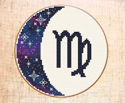 12 Zodiac Signs Cross Stitch Pattern Astrology Cross Stitch Star Sign Cross Stitch Galaxy Embroidery Celestial Cross Stitch Customizable Diy Modern Cross Stitch Patterns Modern Cross Stitch Cross Stitch