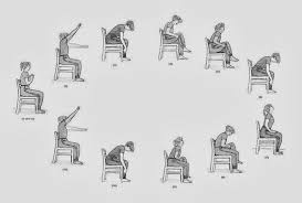 The Sun Salutation Seated Version Chair Yoga Chair Pose Yoga Yoga For Seniors
