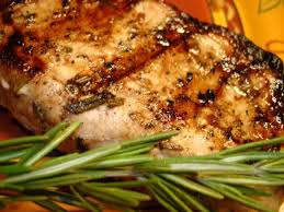 Grilled Rosemary Garlic Pork Chops Recipe Food Com Recipe Pork Chop Recipes Pork Recipes Pork Rib Recipes