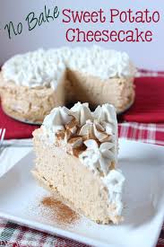 No Bake Sweet Potato Cheesecake Recipe Sweet Potato Cheesecake Baking Sweet Baking