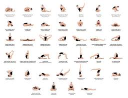 75 Yoga Poses Pdf 8 5x11 Etsy Yoga Poses Chart Yoga Poses Names Hard Yoga Poses