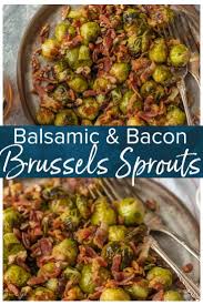 Balsamic Brussels Sprouts With Bacon And Pecans Is One Of My Favorite Easy Brussels Sprou Balsamic Brussel Sprouts Bacon Sprout Recipes Brussels Sprouts Recipe