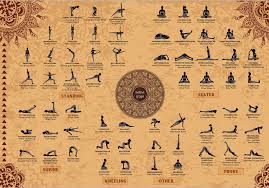 The Mindful Word Yoga Poses Poster 24 X 36 Yoga Poses Poster Hatha Yoga Poster W 62 Asanas The Mindful Word Hatha Yoga Poses Yoga Asanas Yoga Poses