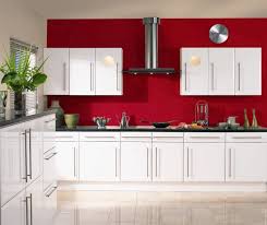 red kitchen walls, kitchen wall design