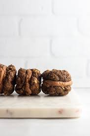 These 3 steps almond biscuits or almond cookies are soft, fluffy and crumbly. Chocolate Almond Sandwich Cookies Giadzy