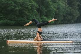 Yoga Asana Headstand Sup Yoga Why Stand Up Paddle Board Yoga Is The Best Summer Workout Camille Styles P In 2020 Paddle Board Yoga Standup Paddle Paddle Boarding
