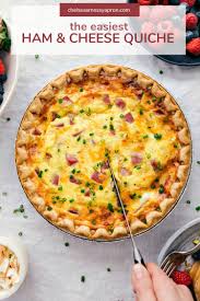 Easy Ham Cheese Quiche Breakfast Quiche Recipes Quiche Recipes Easy Quiche Recipes