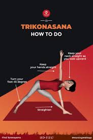 Trikonasana Steps Triangle Pose Benifits Easy Yoga Workouts Learn Yoga Learn Yoga Poses