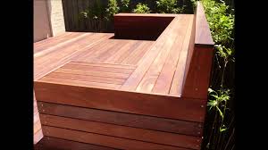 How To Build A Timber Deck With A Bench Seat Deck Bench Timber Deck Outdoor Bench Seating