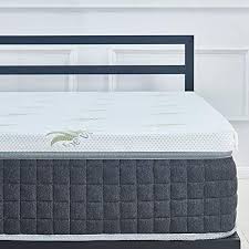 Dikapa 2 Inch Memory Foam Mattress Topper With Zipper Adaptive Comfort Layers Great Fo In 2020 Queen Mattress Topper Memory Foam Mattress Topper Foam Mattress Topper