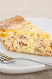 Recipe Including Course S Entree And Ingredients Bacon Bits Black Pepper Egg Half An Quiche Lorraine Recipe Cheese Quiche Recipe Bacon And Cheese Quiche