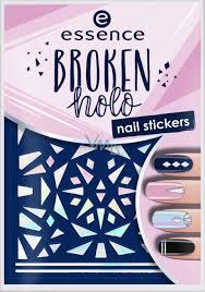 Odvaž se a ozdob si nehty nýty, proužky a holografickými designy. Essence Stand Out 3d Touch Nalepky Na Nehty 12 Broken Holo 1 Arsik Vmd Drogerie A Parfumerie