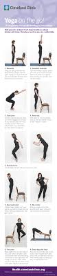 12 Yoga Poses You Can Do Wherever You Re Working Standing Yoga Poses Standing Yoga Desk Yoga Poses